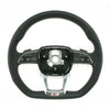 22-24 Audi Q7 Q8 S-Line Flat Bottom Steering Wheel # 4M8-419-091-AC-QQT