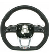 22-24 Audi Q7 Q8 S-Line Flat Bottom Steering Wheel # 4M8-419-091-AC-QQT