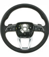 17-20 Audi Q7 A4 Allroad Black Leather Steering Wheel # 4M0-419-091-B-MJM