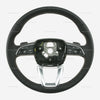 17-20 Audi Q7 A4 Allroad Black Leather Steering Wheel # 4M0-419-091-B-MJM