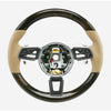 15-20 Porsche Macan Walnut Wood Luxor Leather Steering Wheel # 95B-419-091-AM-9J9