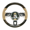 15-20 Porsche Macan Walnut Wood Luxor Leather Steering Wheel # 95B-419-091-AM-9J9