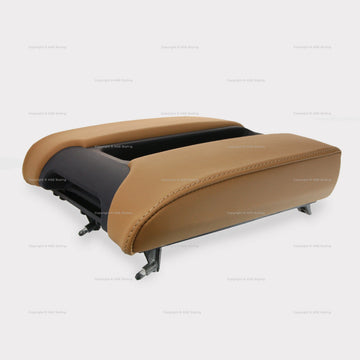 00-03 BMW M5 540i Center Console Armrest Caramel Leather # 51-16-2-698-668