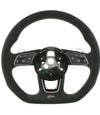 21-22 Audi RS5 Flat Bottom Suede Alcantara Steering Wheel # 8W0-419-091-FF-NTW