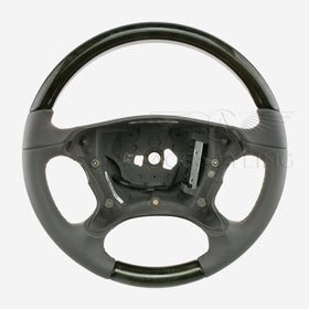 06-09 Mercedes-Benz E320 E350 E550 E63 CLS550 CLS63 Birdseye Maple Wood Leather Steering Wheel # 219-460-33-03-7F72