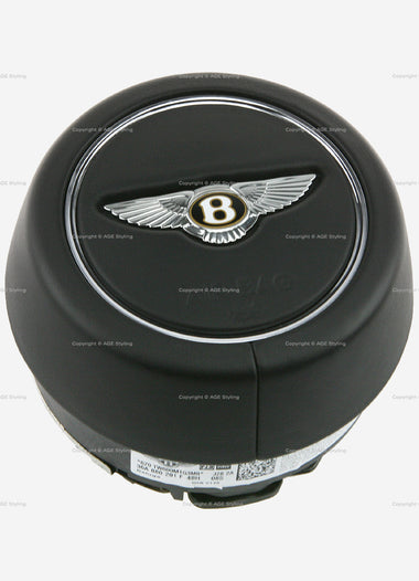 19-24 Bentley Bentayga Driver Airbag Beluga Black # 36A-880-201-H-4BH