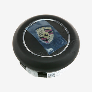 16-22 Porsche Cayenne Driver Airbag Black Leather # 7P5-880-201-N-A34
