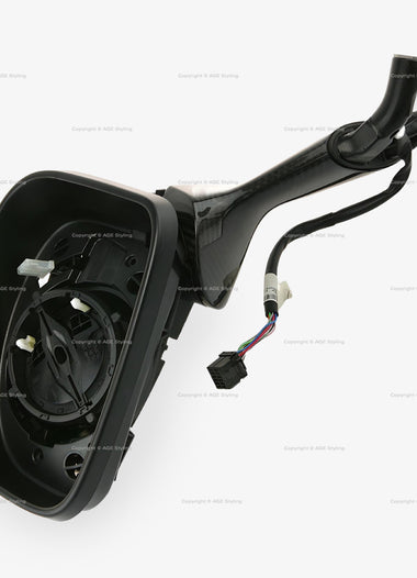 12-18 Aston Martin Vanquish S Carbon Fiber Side View Mirror Assembly # CD33-17683-BE