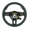 20-23 Porsche Taycan Race-Tex Blue Suede Steering Wheel # 9J1-419-091-AL-IG6