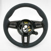 20-24 Porsche Taycan Race-Tex Blue Suede Steering Wheel # 9J1-419-091-AL-IG6