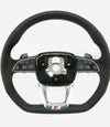 20-24 Audi Q7 SQ7 S-Line Flat Bottom Steering Wheel # 4M8-419-091-AL-QQT