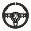 17-19 Porsche GT2 RS GT3 RS Suede Steering Wheel w Yellow Top & Yellow Stitching # 9P1-419-091-GB-RBX