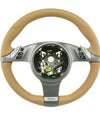 09-13 Porsche 997 Cayman Boxster PDK Steering Wheel Sand Beige # 997-347-803-24-T24