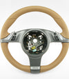 09-13 Porsche 997 Cayman Boxster PDK Steering Wheel Sand Beige # 997-347-803-24-T24