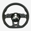 20-21 Audi A3 A4 A5 S3 S4 S5 S-Line Flat Bottom Steering Wheel # 8W0-419-091-GF-JAH