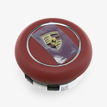 17-23 Porsche Boxster Cayman Spyder Driver Airbag Bordeaux Red Leather # 982-880-201-K-OG6