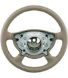 02-06 Mercedes-Benz E320 E500 E550 E55 E63 Steering Wheel Beige Leather # 211-460-21-03-8J09