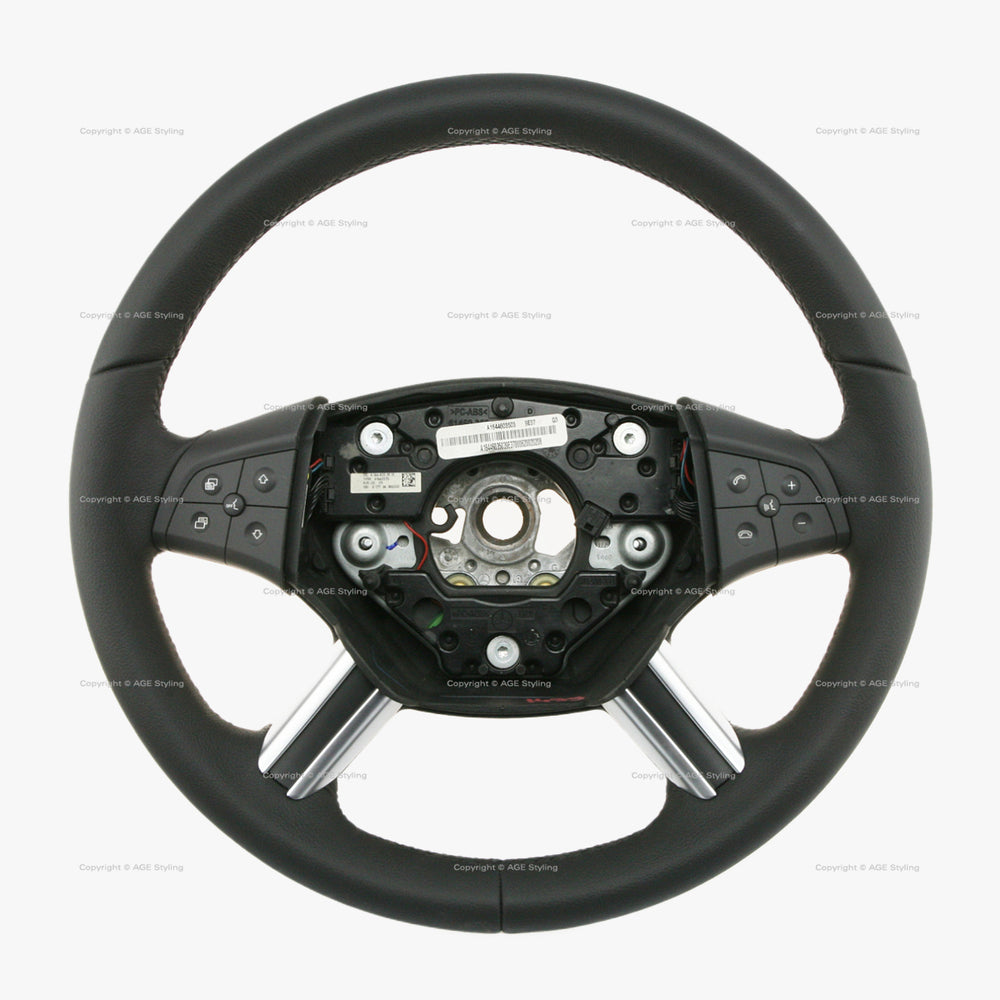 07-11 Mercedes-Benz ML350 ML550 ML63 AMG R320 R350 R500 R63 Steering Wheel # 164-460-35-03-9E37