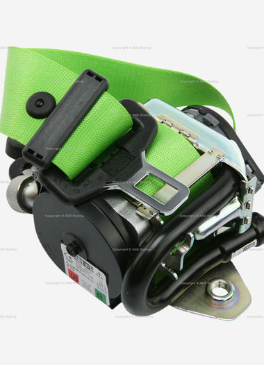 20-24 Porsche Boxster 718 Spyder Safety Belt Left Lizard Green # 981-803-033-01-M6B