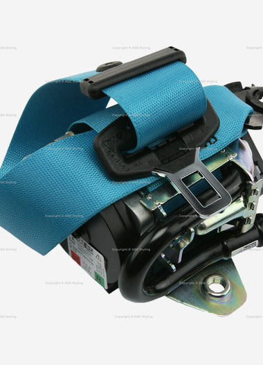 19-24 Porsche Boxster 718 Spyder Safety Belt Right Miami Blue # 981-803-033-01-M5C