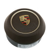 20-23 Porsche Taycan Driver Airbag Truffle Brown Leather # 9J1-880-201-J-IH7