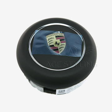 19-22 Porsche Cayenne Driver Airbag Black Leather # 9Y0-880-201-Q-A34