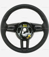 20-23 Porsche Taycan Black Leather Steering Wheel # 9J1-419-091-AB-IA6