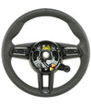 20-23 Porsche Taycan Steering Wheel Gray Leather # 9J1-419-091-AM-IB8