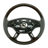 07-08 Mercedes-Benz CL550 CL600 CL63 CL65 Dark Wood Steering Wheel Gray Leather # 221-460-04-03-7J14