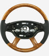 09-10 Mercedes-Benz CL550 CL600 CL63 CL65 Poplar Wood Steering Wheel # 221-460-35-03-9E38