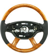Mercedes-Benz CL550 CL600 CL63 CL65 Poplar Wood Steering Wheel # 221-460-35-03-9E38