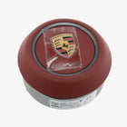 Porsche 911 992 Fahrerairbag, rotes Leder, Baujahr 2020–2024, Teilenummer: 992-880-201-C-TRY