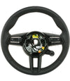 20-23 Porsche Taycan Steering Wheel Black Leather # 9J1-419-091-CP-IA6