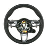 16-19 Porsche 911 Cayman Boxster Steering Wheel w Chrono # 9P1-419-091-FK-A34