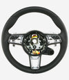 16-19 Porsche 911 Cayman Boxster PDK Steering Wheel w Chrono # 9P1-419-091-FK-A34