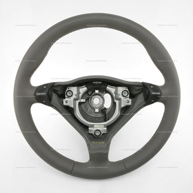 00-05 Porsche 911 Boxster Steering Wheel Gray Leather # 996-347-804-64-C60