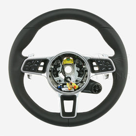 18-22 Porsche Cayenne PDK Multimedia Black Leather Heated Steering Wheel # 9Y0-419-091-JH-A34, 9Y0.419.091.JH.A34, 9Y0419091JHA34
9Y0-419-091-RN-A34, 9Y0 419 091 RN A34, 9Y0419091RNA34