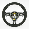 16-18 Porsche Macan Suede Alcantara PDK Steering Wheel # 95B-419-091-AP-2W0