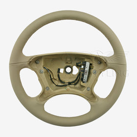 06-08 Mercedes-Benz CLS550 CLS63 Cashmere Beige Steering Wheel w Gear Shifters # 219-460-20-03-8K75