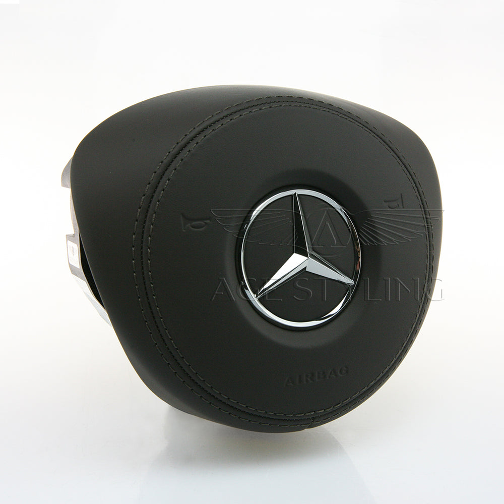 15-19 Mercedes-Benz GLS350d GLS450 GLS550 GLS63 AMG Driver Airbag Brown Leather # 000-860-97-00-8R01