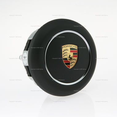17-19 Porsche 911 Boxster 718 Spyder Driver Airbag Black Leather # 9P1-880-201-AN-A34, 9P1 880 201 AN A34, 9P1880201ANA34, 9P1-880-201-AB-A34, 9P1 880 201 AB A34, 9P1880201ABA34, 9P1-880-201-AH-A34, 9P1 880 201 AH A34, 9P1880201AHA34, 9P1-880-201-L-A34, 9P1 880 201 L A34, 9P1880201LA34, 9P1-880-201-R-A34, 9P1 880 201 R A34, 9P1880201RA34