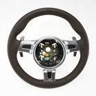Lenkrad für Porsche 911 Boxster Cayman (Baujahre 2012–2016), braunes Leder, Teilenummer: 991-347-803-60-6H6