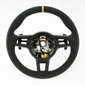 17-24 Porsche Boxster 718 Cayman GT4 RS Race-Tex Suede Alcantara Steering Wheel # 9GT-419-091-BL-QW0