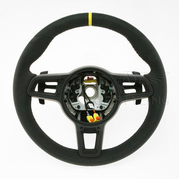 17-24 Porsche Boxster 718 Cayman GT4 RS Race-Tex Suede Alcantara Steering Wheel # 9GT-419-091-BL-QW0