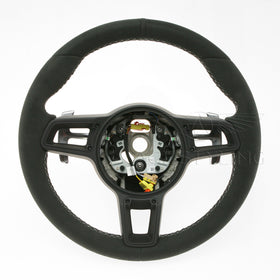 17-19 Porsche 911 GT3 Suede Alcantara Steering Wheel # 9P1-419-091-GD-RAG