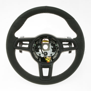 17-19 Porsche 911 GT3 Suede Alcantara Steering Wheel # 9P1-419-091-GD-RAG