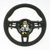 17-19 Porsche 911 GT3 Cayman 718 Boxster Suede Alcantara Steering Wheel # 9P1-419-091-GD-RBB
