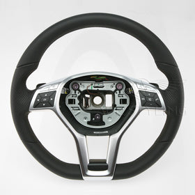 13-15 Mercedes-Benz CLS550 E250 E350 E400 E550 Flat Bottom Steering Wheel # 172-460-43-03-9E38