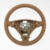 00-10 Porsche Cayenne Havana Leather Heated Steering Wheel # 7L5-419-091-AT-6Q2