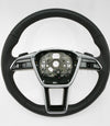 19-23 Audi A6 S6 A7 Steering Wheel Black Leather # 4K0-419-091-B-INU